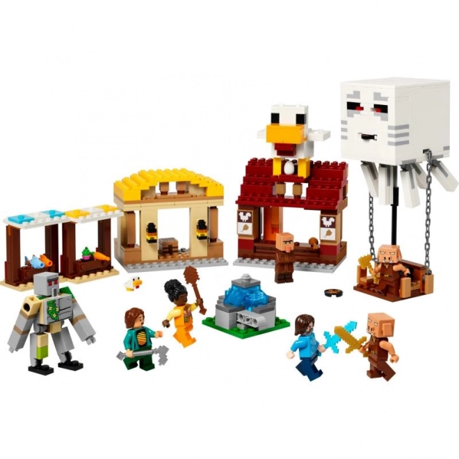 LEGO Minecraft 21273 Atak balonowego Ghasta na wioskę