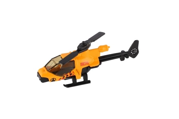 Metalowy i plastikowy helikopter dla dzieci 10 cm