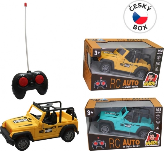 Auto Jeep zdalnie sterowane - czarne