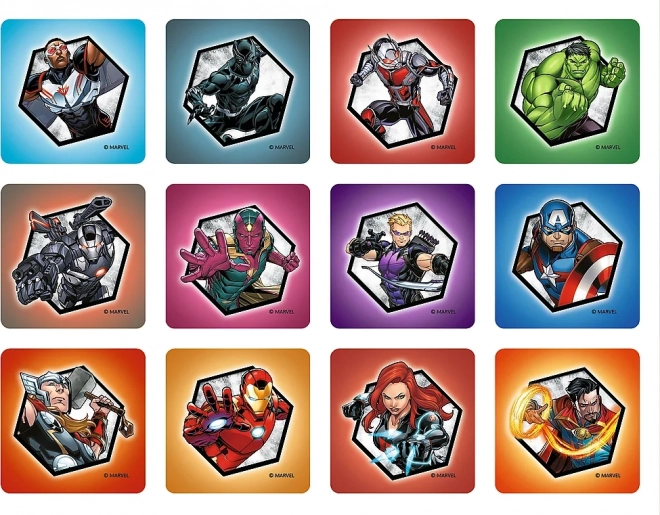 TREFL Zestaw 3w1 Avengers: Bohaterowie w akcji (2x puzzle + memo)