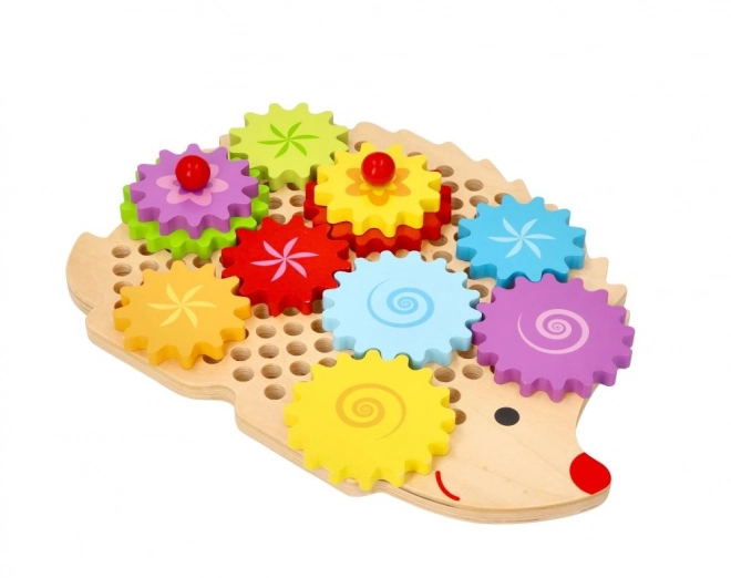 Puzzle Jeżyk z zębatymi kołami