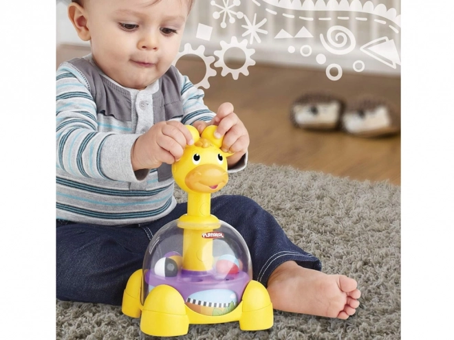 Żyrafa zabawka z kulkami PlaySkool