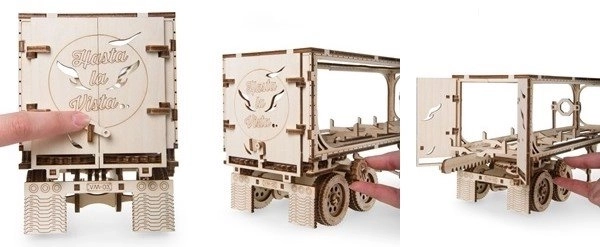 Ugears 3D puzzle - Przyczepa dla ciężarówki VM 03 - 138 elementów