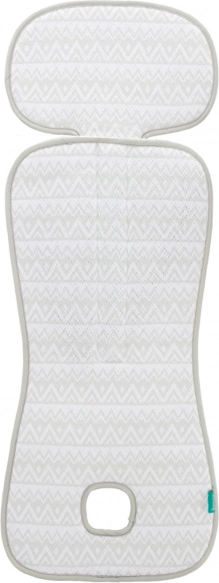 Oddychająca podkładka do fotelika samochodowego Breeze dla grupy 2/3 – Maory Grey