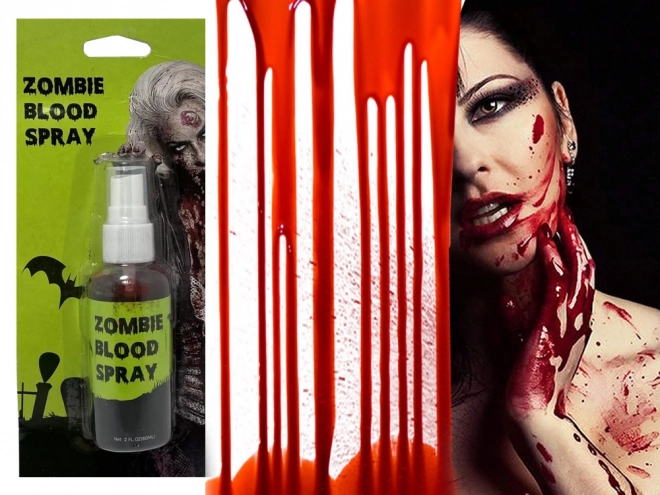 Halloweenowy spray ze sztuczną krwią