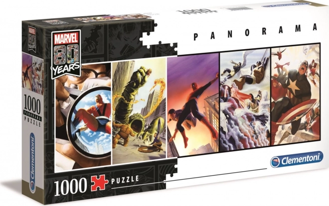 Panoramiczne puzzle Clementoni Marvel 80 lat 1000 elementów