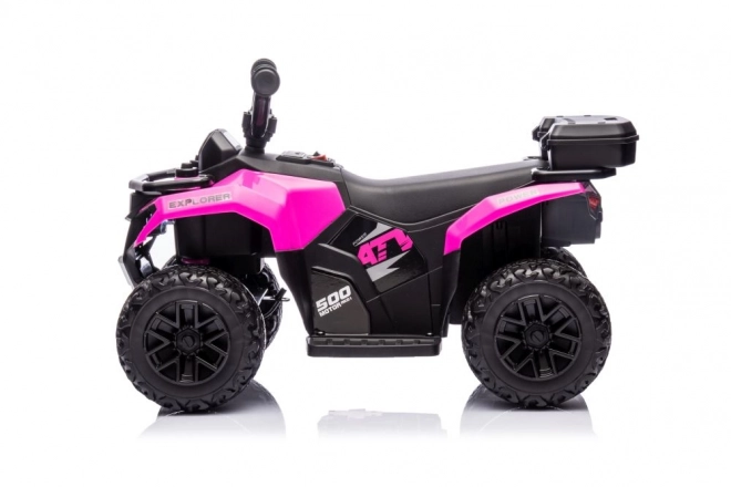 Dziecięca czterokołowiec na baterię GTS1155 - Różowa