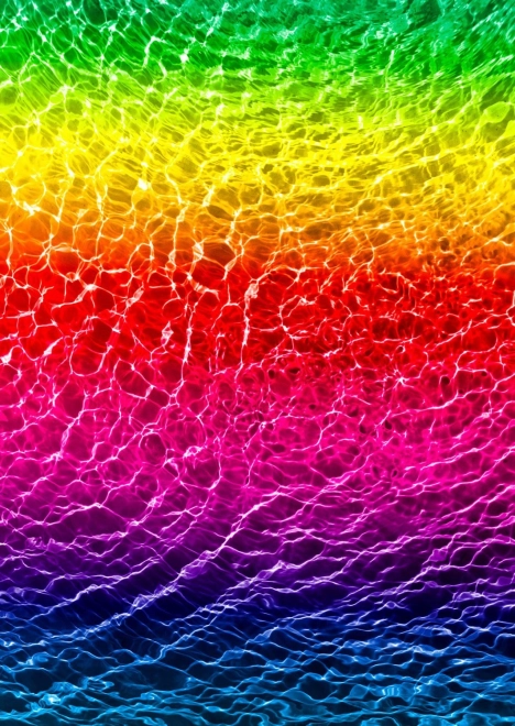 Puzzle Zatopiona tęcza 1000 elementów