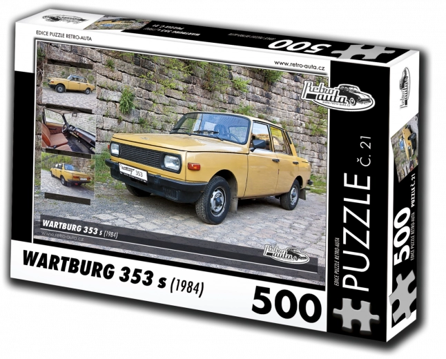 Puzzle Retro-Auta Wartburg 353 (1984) 500 elementów