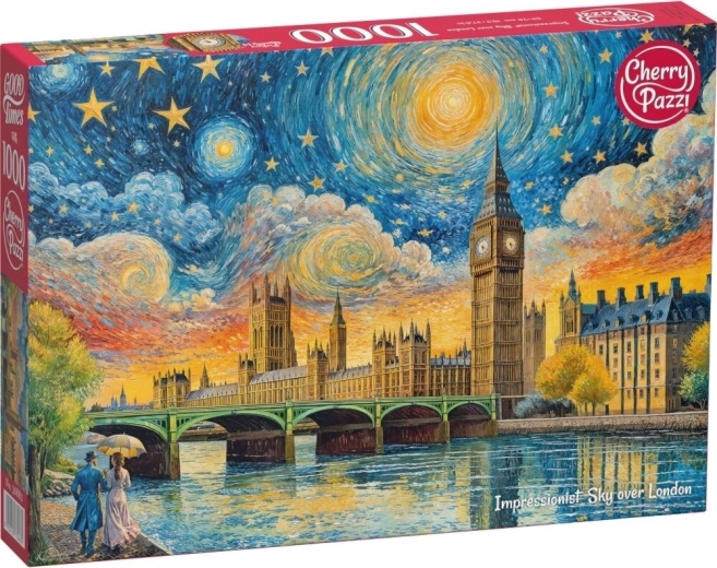Cherry Pazzi puzzle impresjonistyczne niebo nad Londynem 1000 elementów