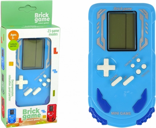 Kieszonkowa konsola Brick Game – niebieska