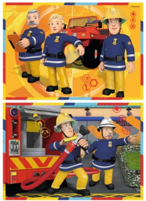 Ravensburger puzzle STRAŻAK SAM 2×12 elementów
