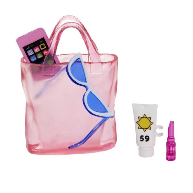 Barbie na plaży z letnimi dodatkami