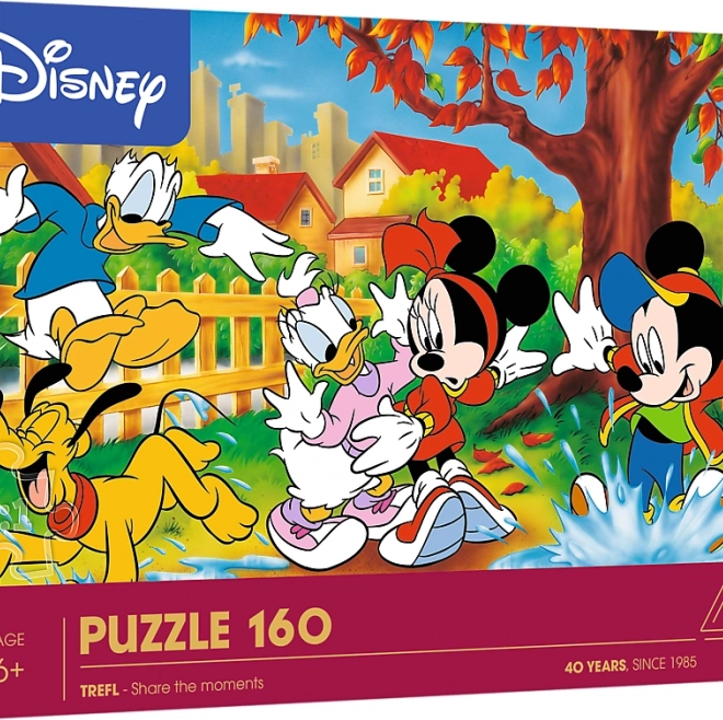 Puzzle Zabawa w kałużach 160 elementów