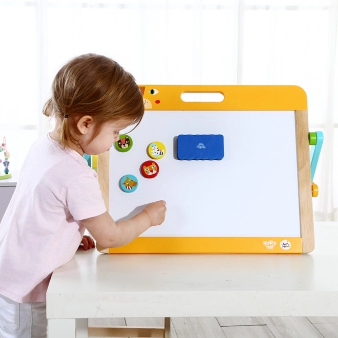 Dziecięca magnetyczna i kredowa tablica 2w1 Tooky Toy