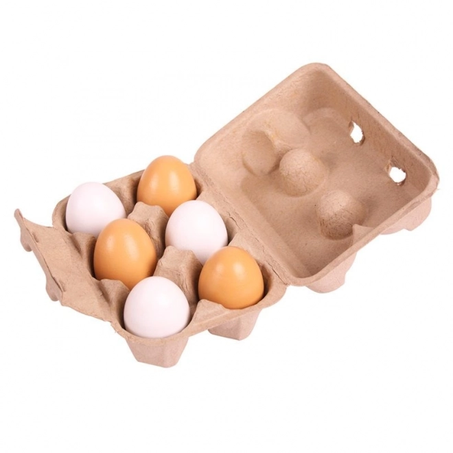 Bigjigs Toys Jajka w pudełku 6 szt.