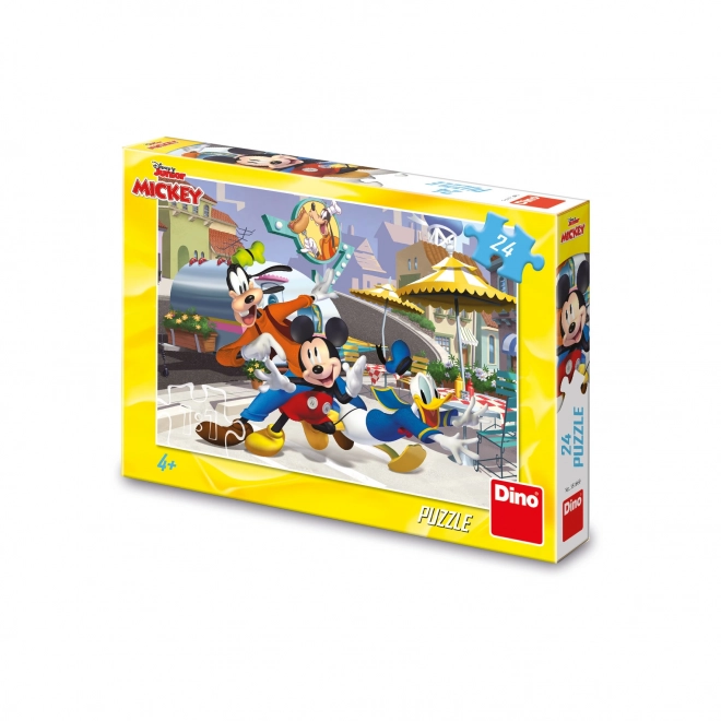 Dino puzzle Mickey i przyjaciele