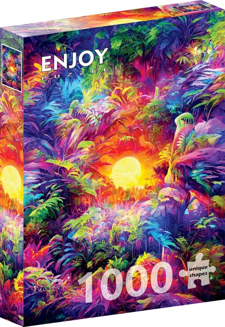 Puzzle Tęczowa dżungla 1000 części