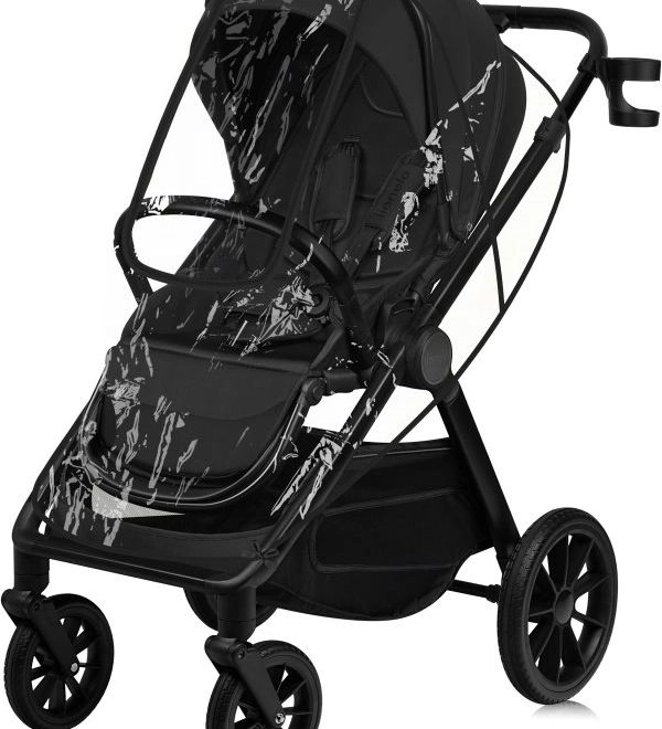 Lionelo wózek wielofunkcyjny Layla 3w1 czarny Onyx