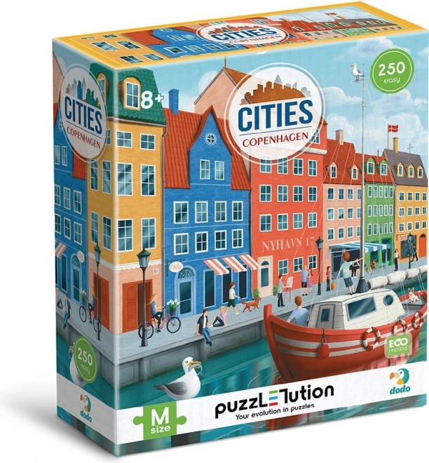 Puzzle DODO Miasta: Kopenhaga 250 elementów