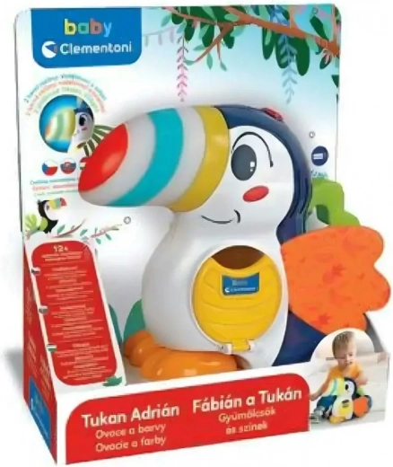 Interaktywny tukan Adrian CLEMENTONI BABY CZ/SK/HU