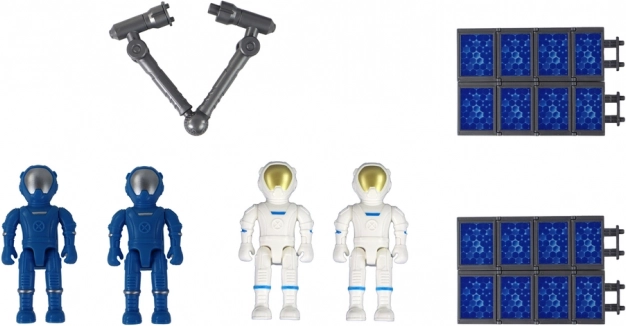 Astronauci i akcesoria do nauki przez zabawę