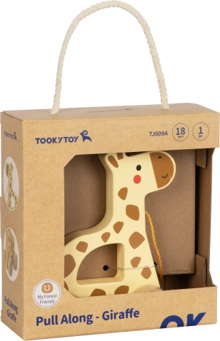 drewniana żyrafa na sznureczku TOOKY TOY