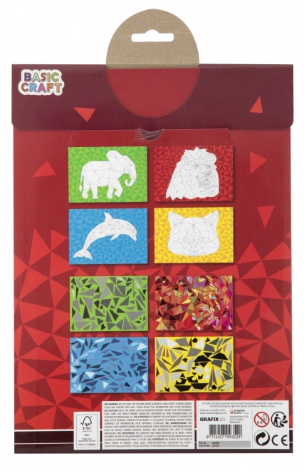 Puzzle naklejane według numerów A4