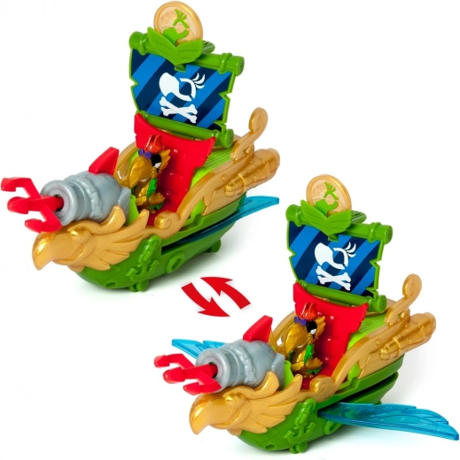 Imponujący piracki okręt