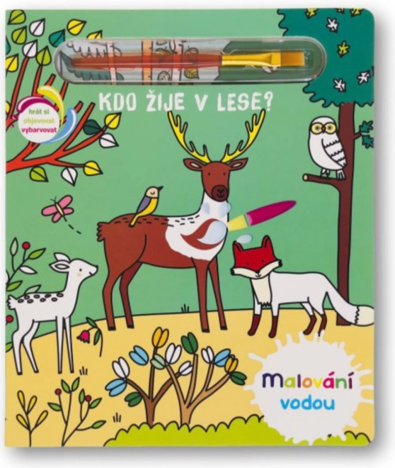 Malowanie wodą: Kto żyje w lesie?