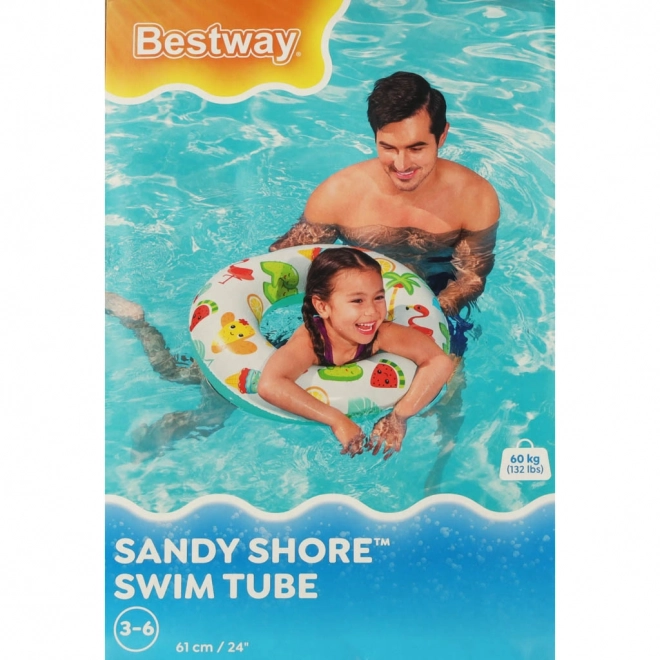 Pomarańczowe koło do pływania BESTWAY
