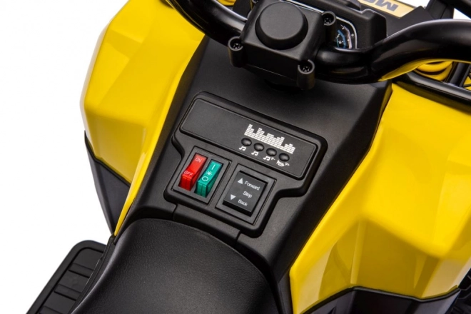 Dziecięca czterokołowiec na baterie GTS1155 - żółta