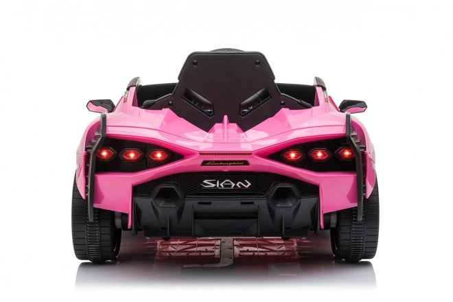 Lamborghini SIAN samochód dla dzieci na baterię z pilotem – Růžové