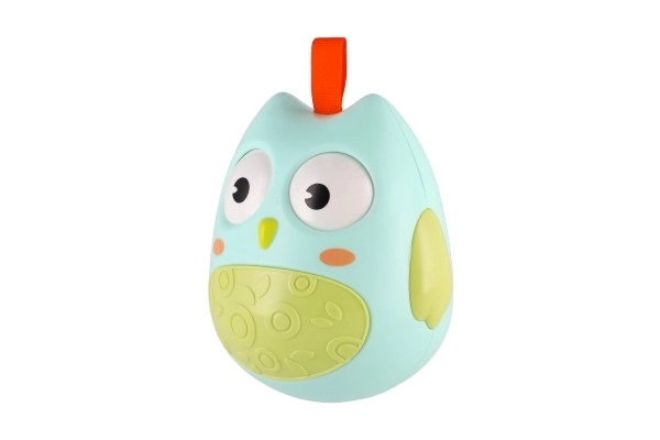 Roly Poly sowa plastikowa 11cm z dźwiękiem w pudełku 14x16x12cm 6m+