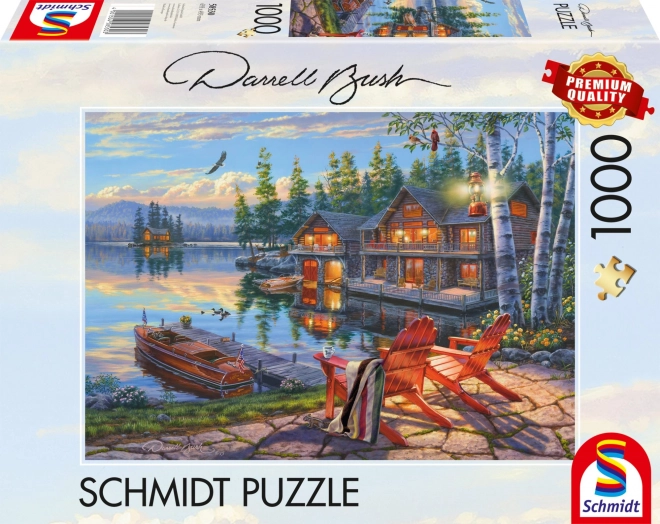 Puzzle Brzegi Jeziora, Nowy Jork 1000 elementów od Schmidt