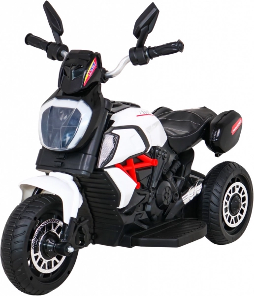 Dziecięcy motocykl elektryczny Fast Tourist – Biały