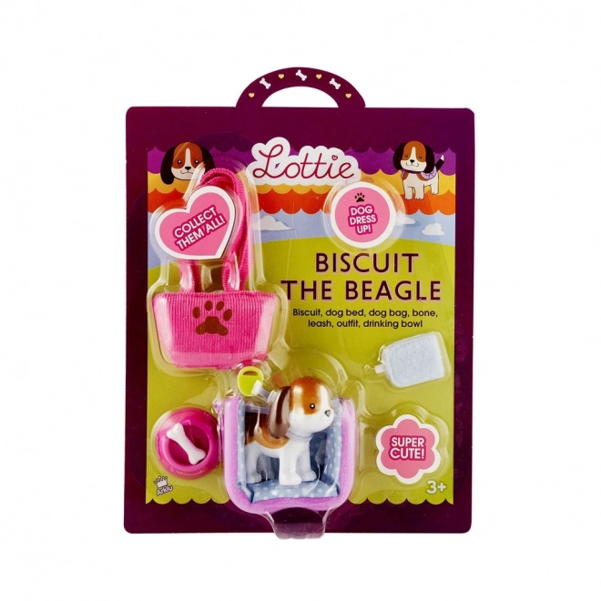 Lottie Biscuit beagle z akcesoriami