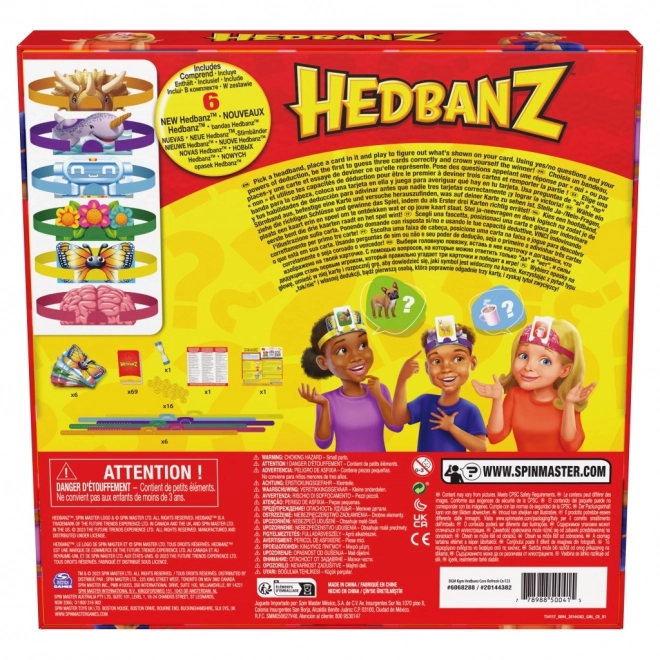 Gra towarzyska Hedbanz - zgadywanie postaci i przedmiotów