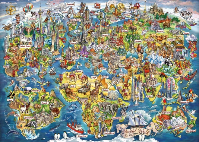 Gibsons Puzzle Bajeczny świat 1000 elementów