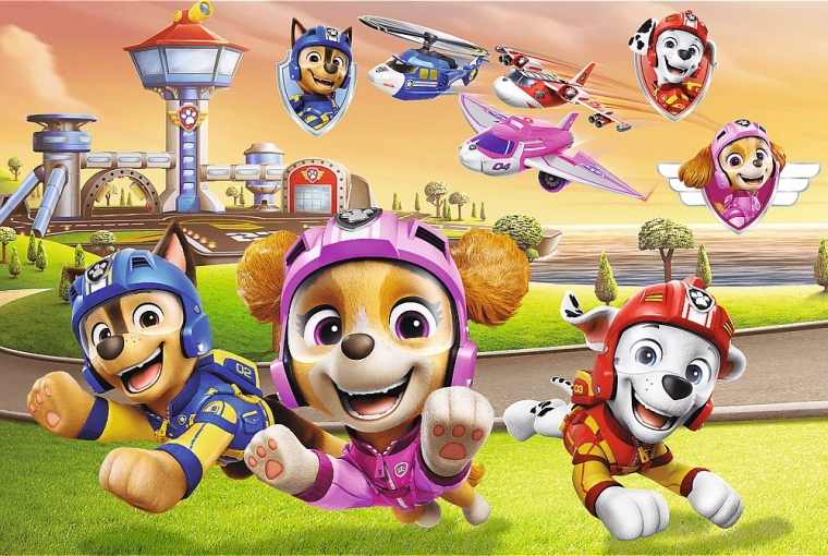 Puzzle PSI PATROL psy na szczycie 160 elementów