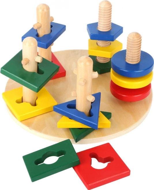 Small Foot Motoriczny labirynt kształty geometryczne 3D Wieża motoryczna