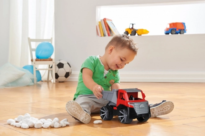 Auto Truxx 2 ciężarówka wywrotka plastikowa 26cm z figurką 27x15x16cm 24m+