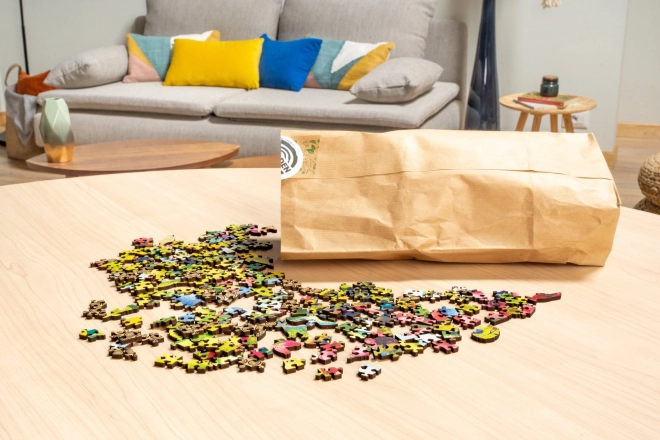 Drewniane puzzle magiczny las 500 elementów