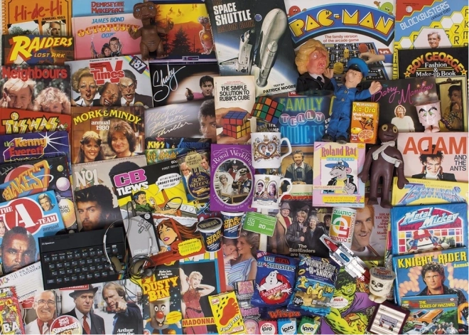 Puzzle Lata 80. 1000 elementów GIBSONS