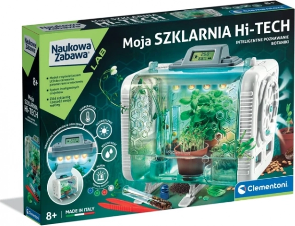 Naukowa zabawa – hi-tech botaniczne laboratorium szklarnia CLEMENTONI