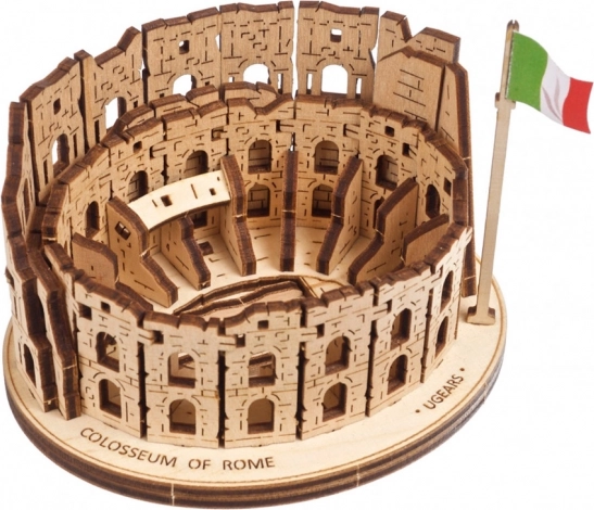 Ugears 3D drewniane mechaniczne puzzle Koloseum