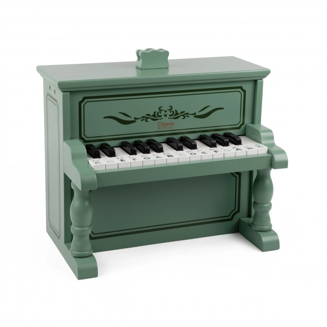 Drewniane pianinko Classic World z podręcznikiem