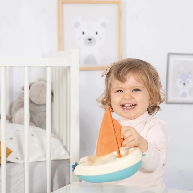 Smoby Little Green Bioplastowa Żaglówka do Wody