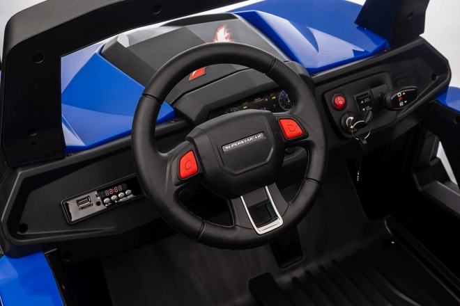 Dziecięcy elektryczny buggy UTV-MX niebieski