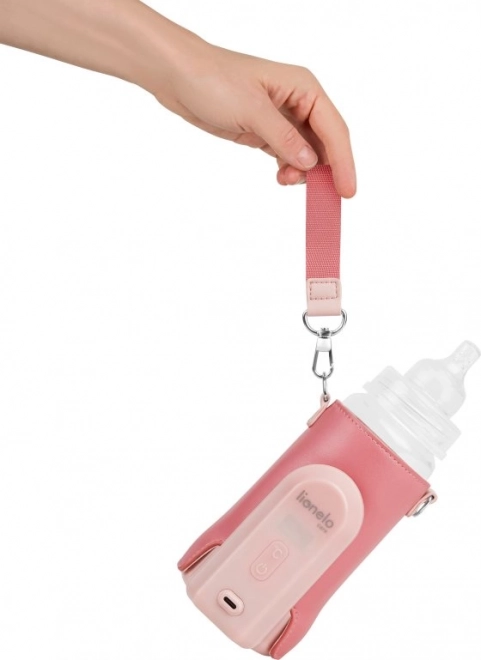 Bezprzewodowy podgrzewacz do butelek Thermup Go Evo Coral Pink